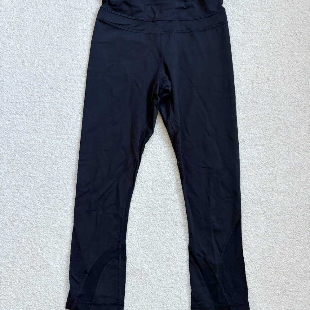 Lululemon Leggings Cropped Size 2 Black